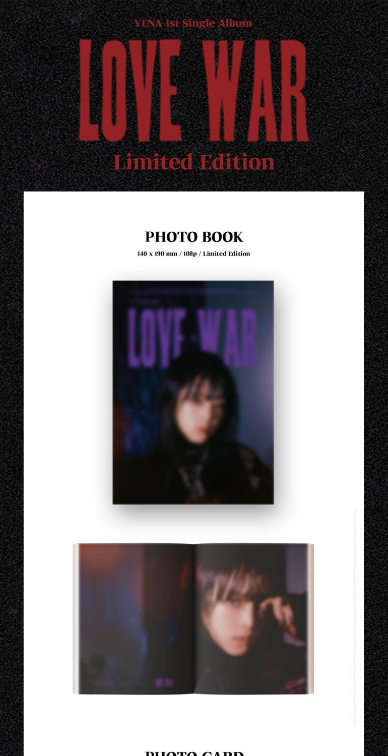 Yena - Love War (Limited Ver)