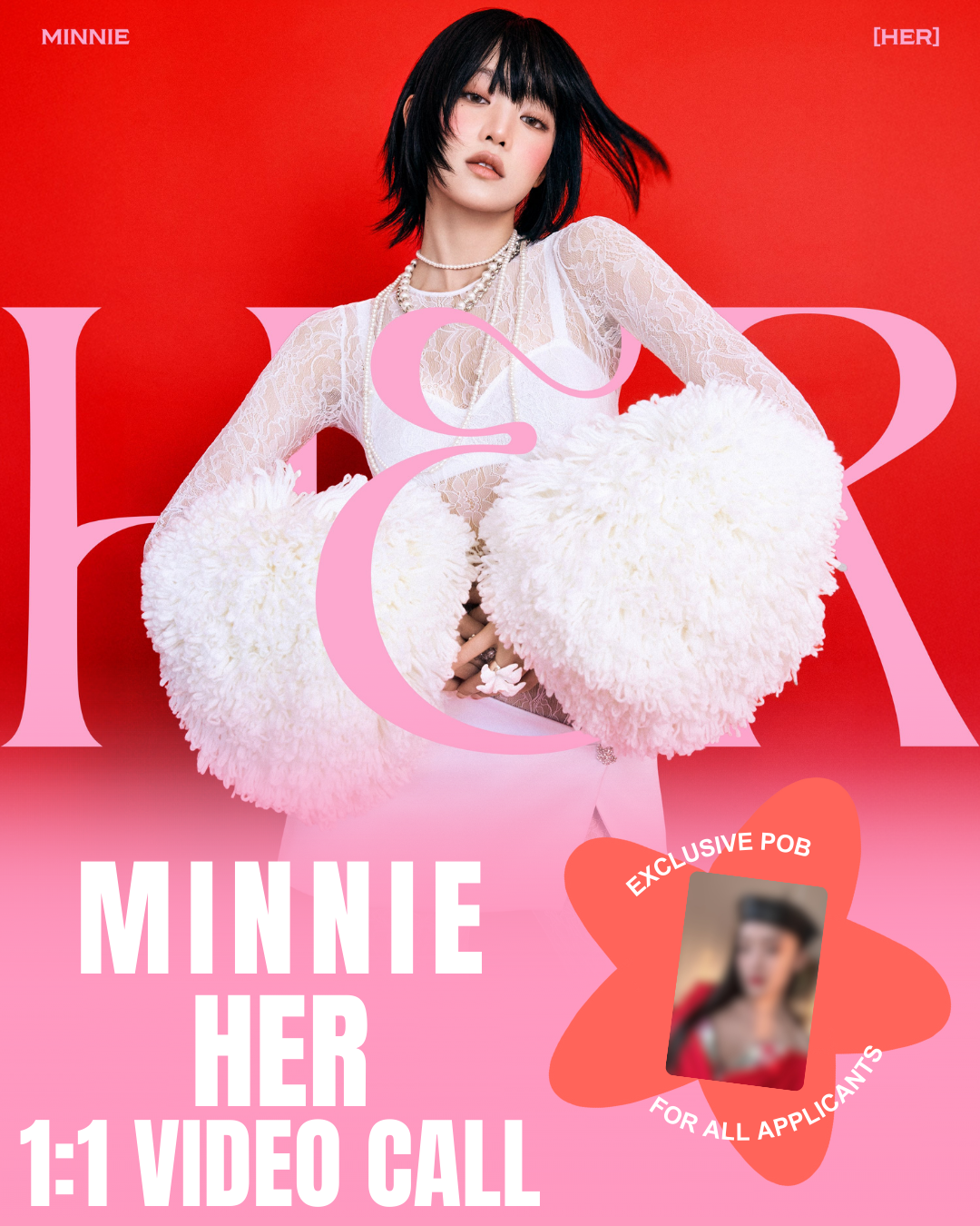 [VIDEO CALL EVENT] MINNIE 1st Mini Album [Her] VIDEO CALL EVENT