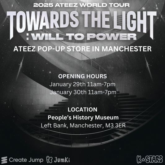 ATEEZ [TOWARDS THE LIGHT: WILL TO POWER] OFFICIAL POP UP IN MANCHESTER