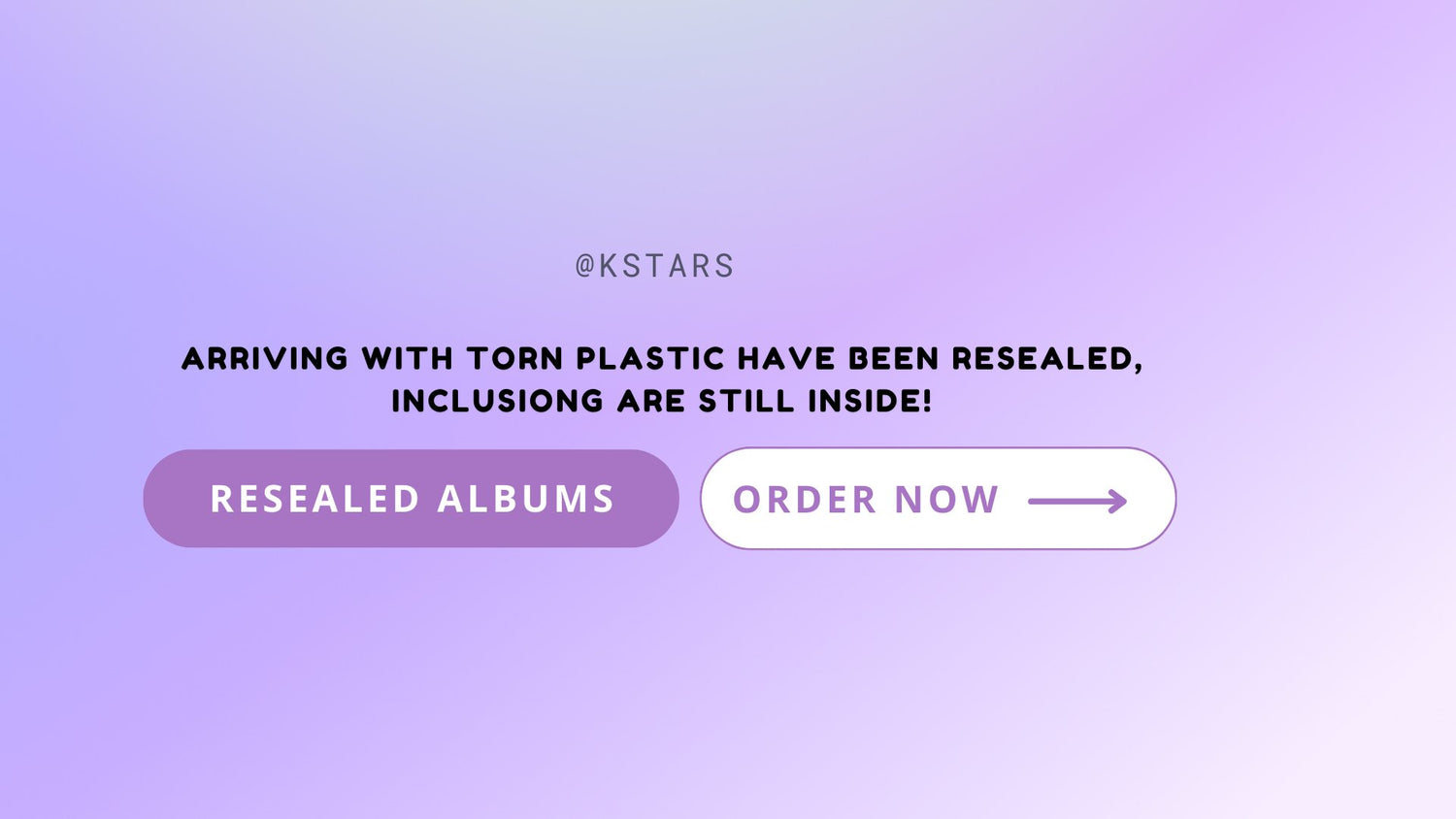 RESEALED ALBUMS