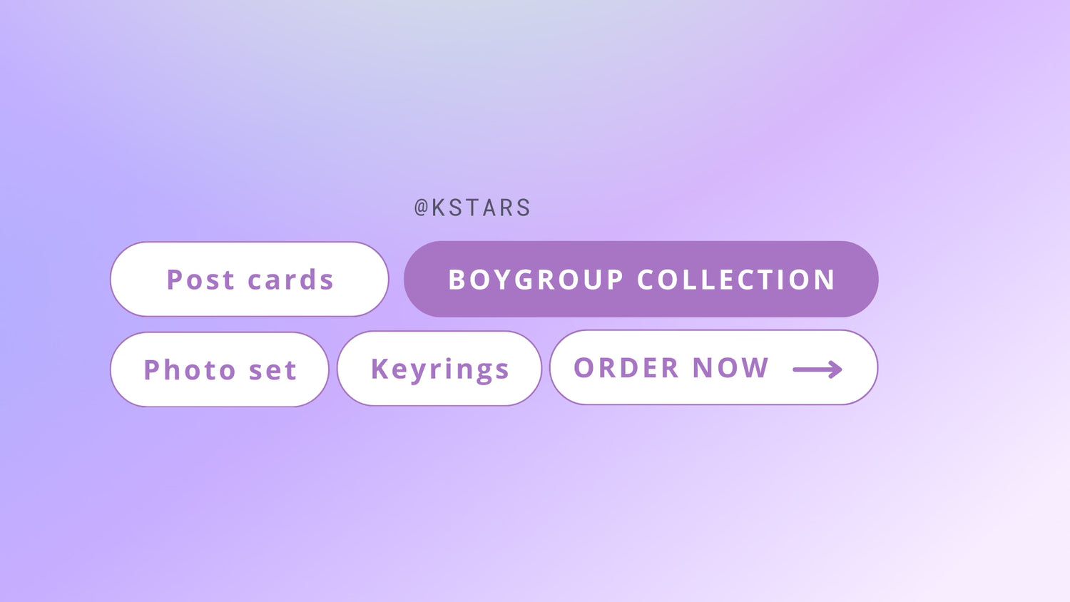 BOY GROUP MERCHANDISE