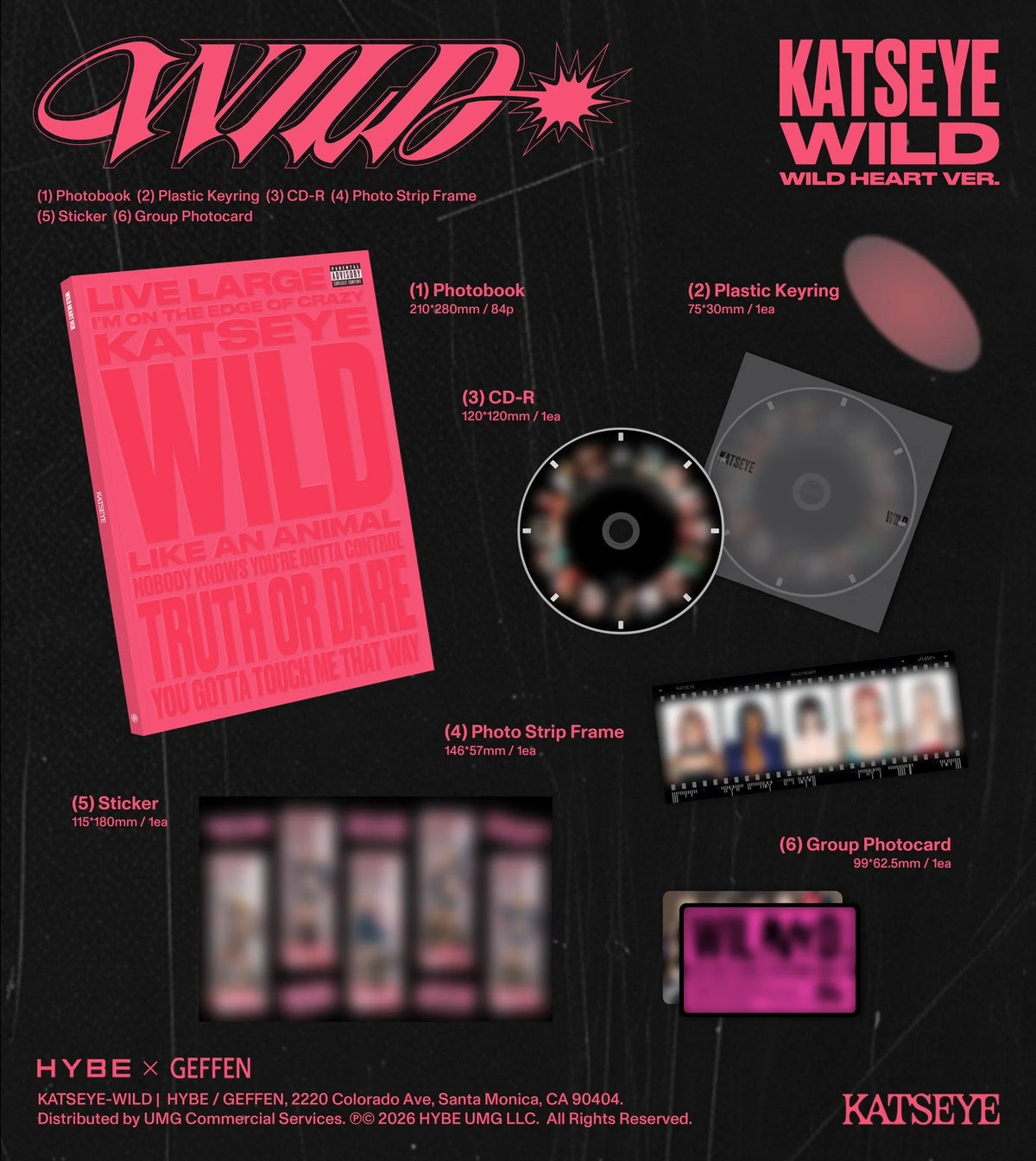 [PRE-ORDER] KATSEYE - WILD (Photobook Ver.)