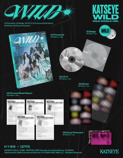 [PRE-ORDER] KATSEYE - WILD (Photobook Ver.)