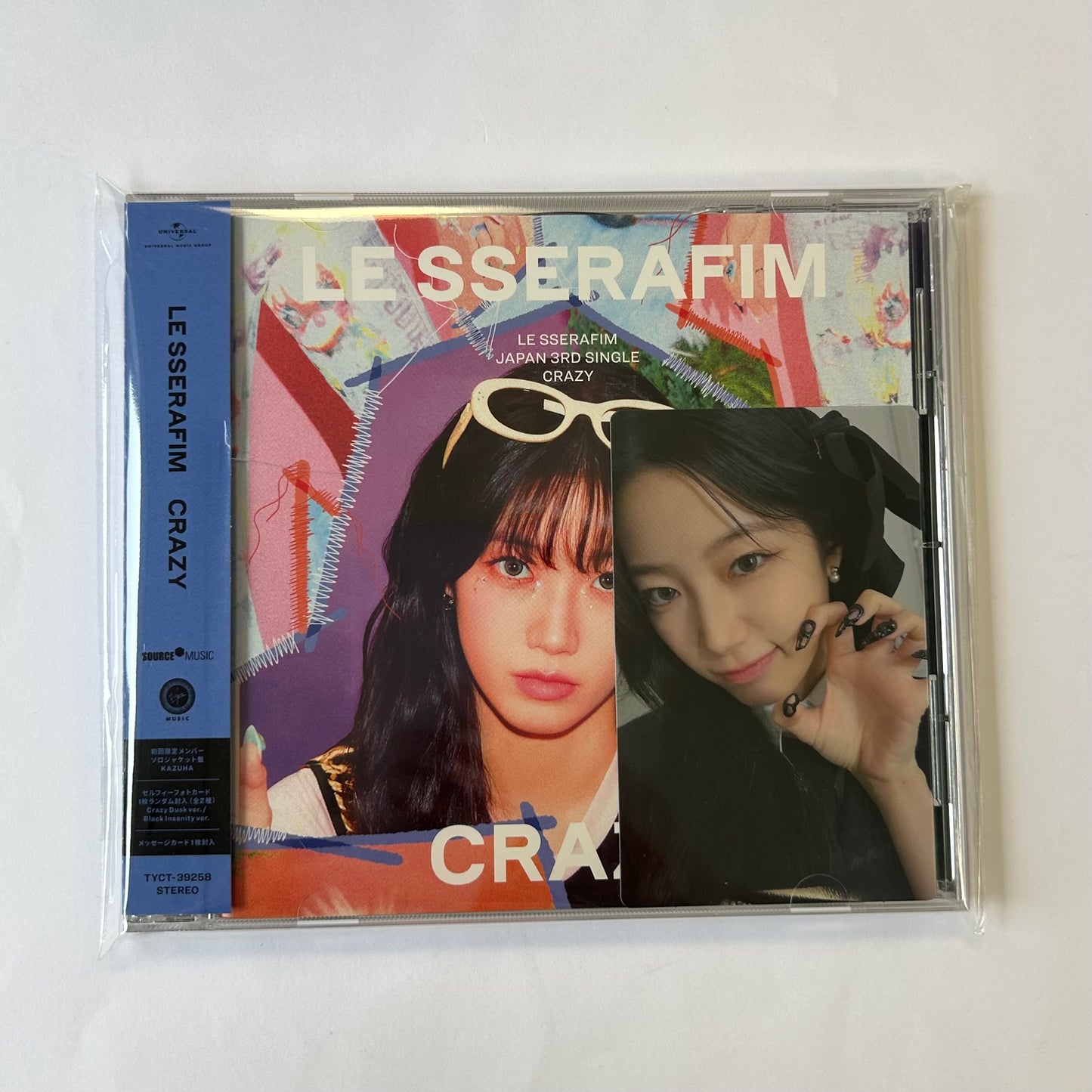 [DAMAGED] LE SSERAFIM - CRAZY [Japanese Album] (Member Jewel Case)