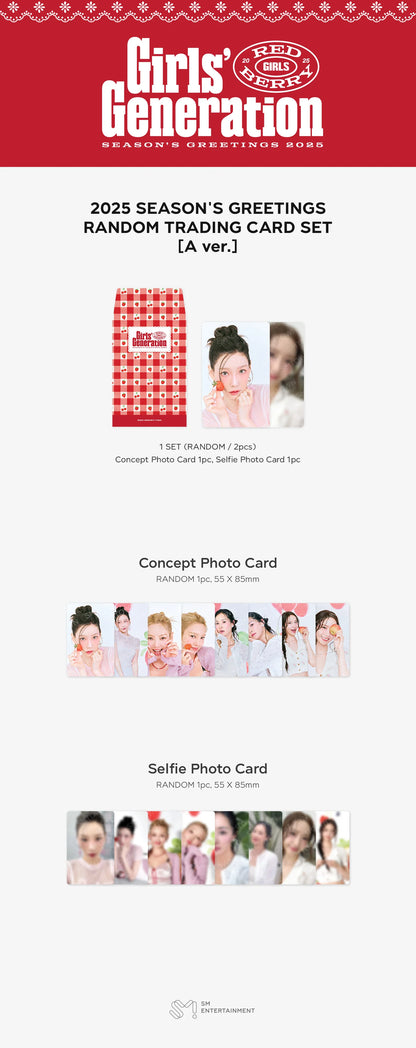 Girls' Generation - 2025 Season's Greetings Trading Cards