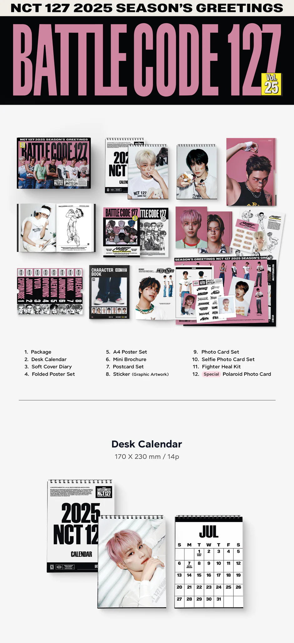 NCT 127- SEASONS GREETINGS 2025