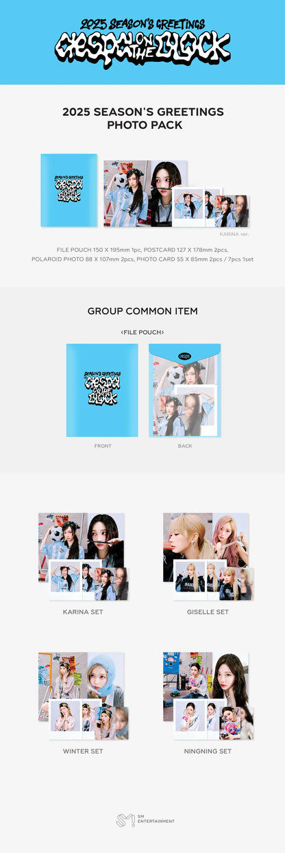 [PRE-ORDER] AESPA - Season's Greetings 2025 Photo Pack