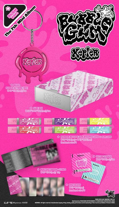 Kep1er - BUBBLE GUM (RUSH Ver. /NFC Ver)