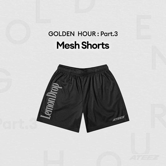 [PRE-ORDER] ATEEZ - GOLDEN HOUR : Part.3 - Mesh Shorts [hello82 Exclusive]
