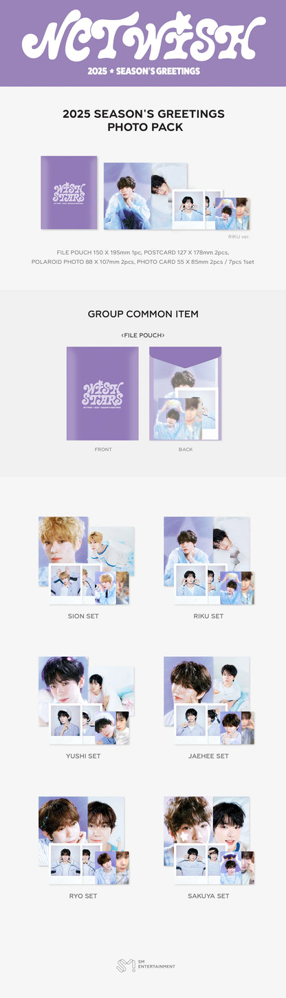 [PRE-ORDER] NCT Wish - Season's Greetings 2025 Photo Pack