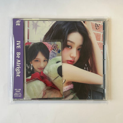 [DAMAGED] IVE - BE ALRIGHT [Japanese Album] (Solo Jacket Ver)