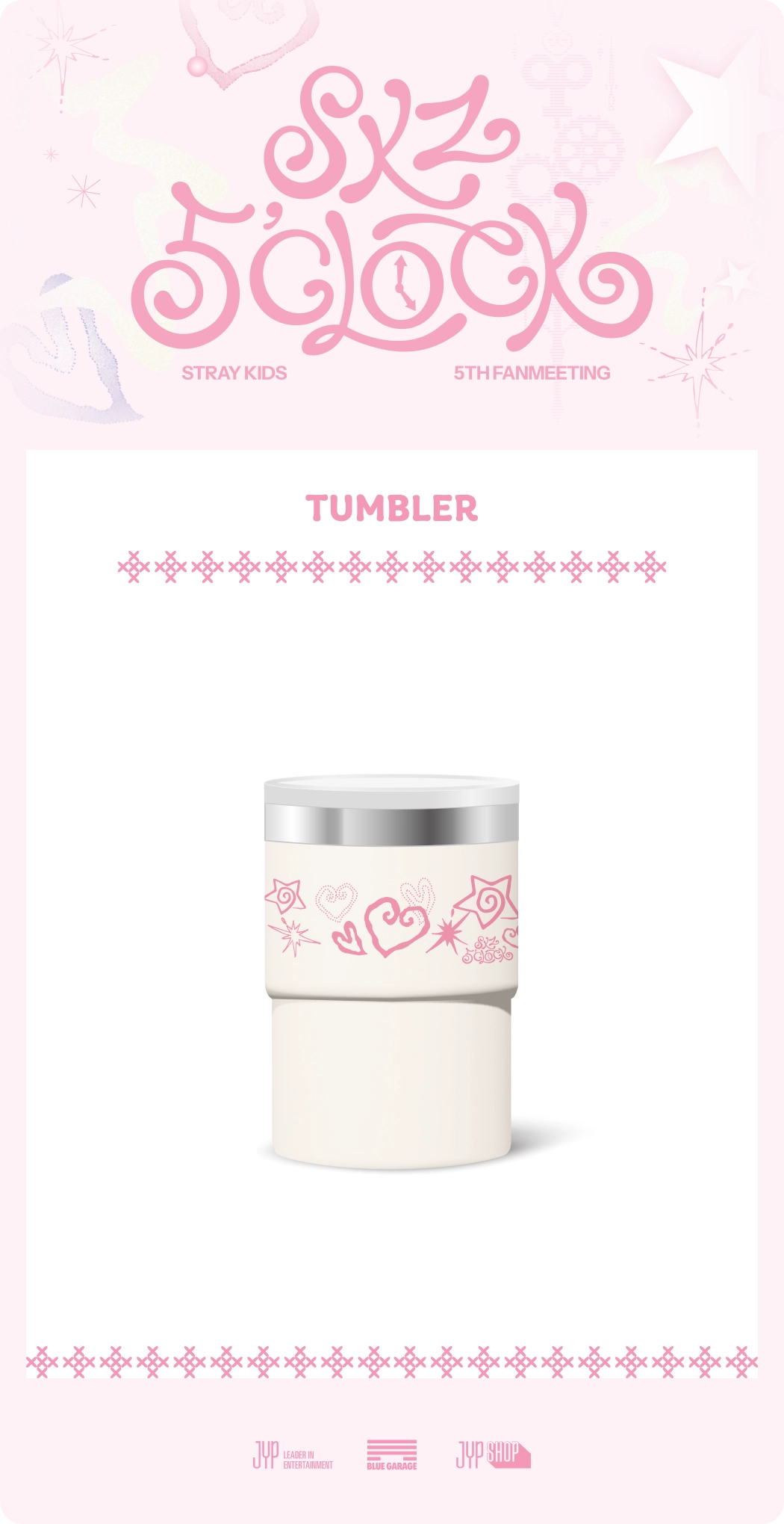 [PRE-ORDER] STRAY KIDS - [SKZ 5'CLOCK MD] TUMBLER