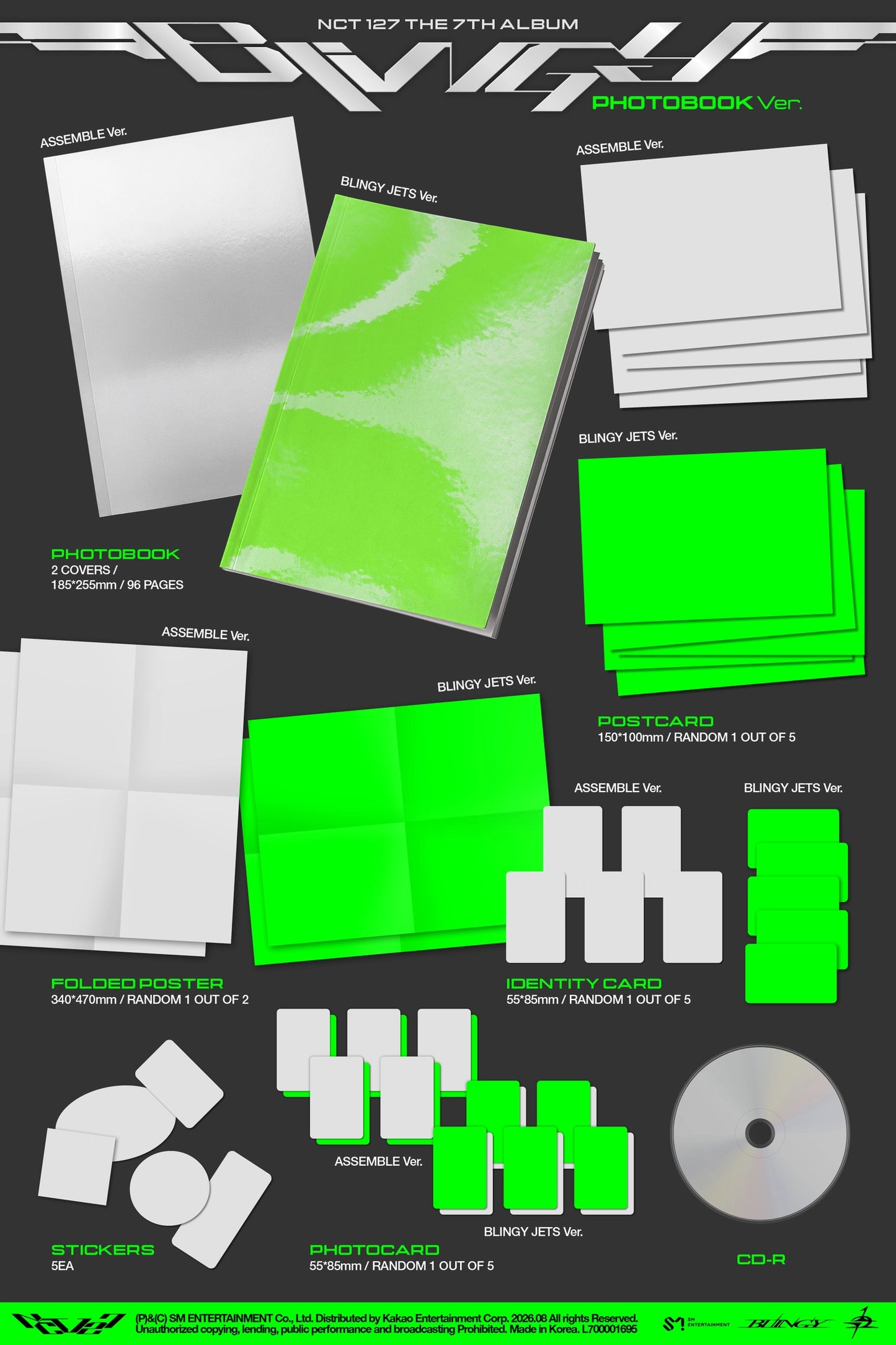 [PRE-ORDER] NCT 127 - BLINGY (Photobook Ver.)