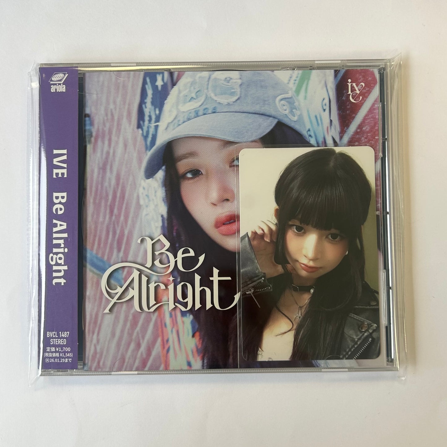 [DAMAGED] IVE - BE ALRIGHT [Japanese Album] (Solo Jacket Ver)