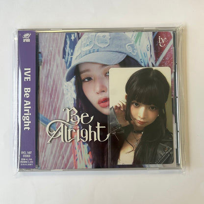 [DAMAGED] IVE - BE ALRIGHT [Japanese Album] (Solo Jacket Ver)