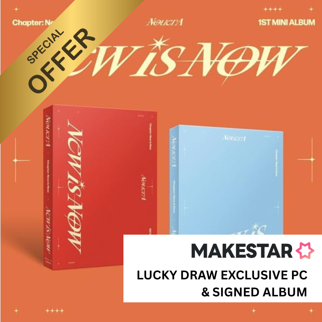 NouerA - New is Now (Photobook) [Makestar Lucky Draw Exclusive Photocard]