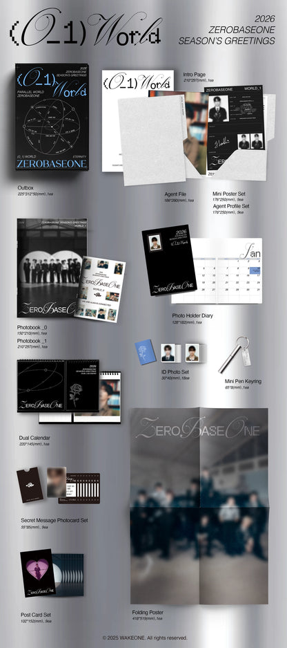 [PRE-ORDER] ZEROBASEONE  - 2026 SEASONS GREETINGS (With POB)