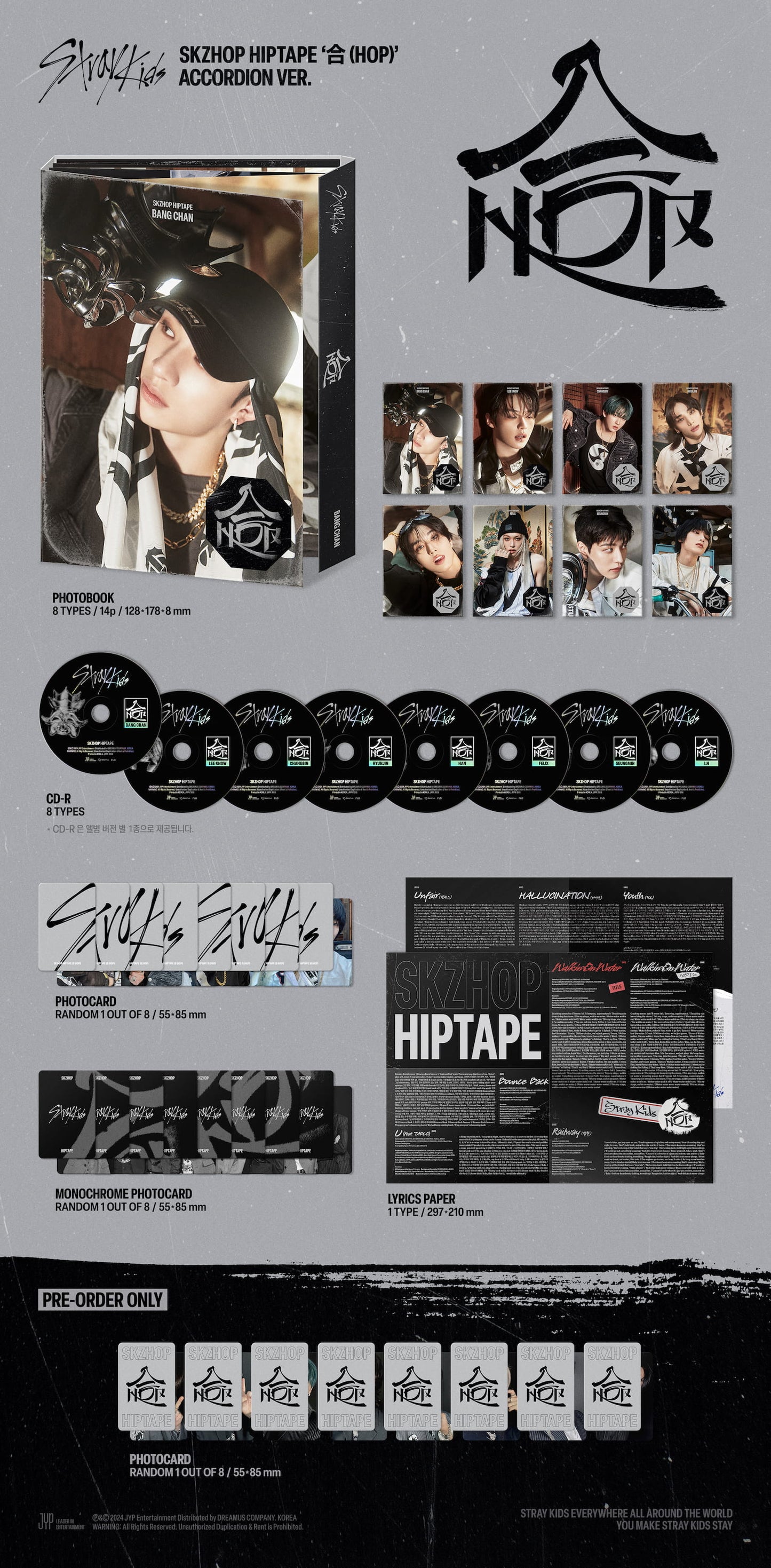 Stray Kids - SKZHOP HIPTAPE HOP (ACCORDION Ver.)
