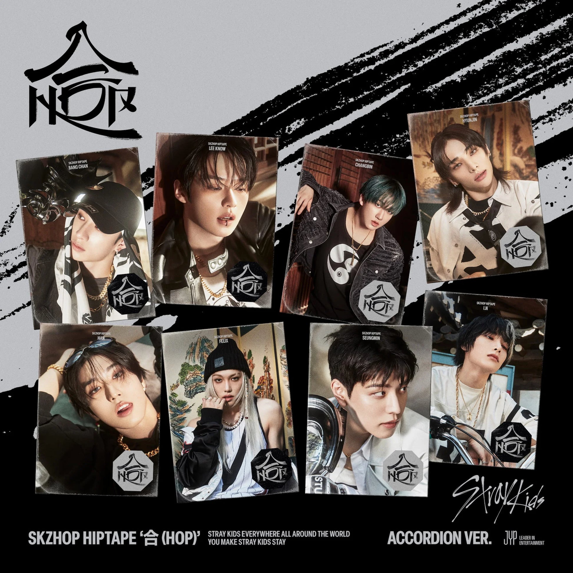Stray Kids - SKZHOP HIPTAPE HOP (ACCORDION Ver.) – K Stars Stray Kids - SKZHOP HIPTAPE HOP (ACCORDION Ver.) – K Stars