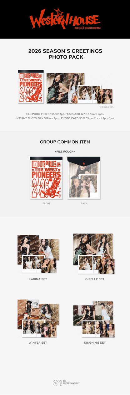 [PRE-ORDER] AESPA - Season's Greetings 2026 Photo Pack