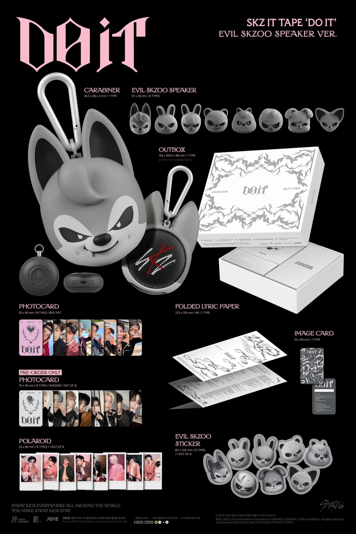 Stray Kids - SKZ IT TAPE 'DO IT' (EVIL SKZOO SPEAKER Ver.) – K Stars Stray Kids - SKZ IT TAPE 'DO IT' (EVIL SKZOO SPEAKER Ver.) – K Stars