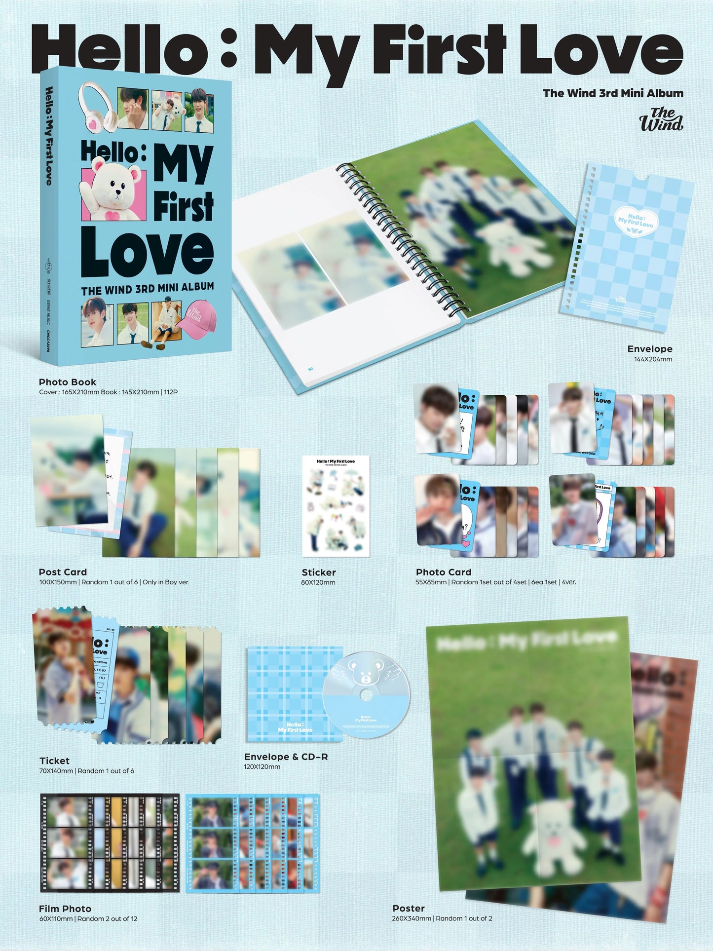 The Wind - Hello My First Love [Photobook Ver]