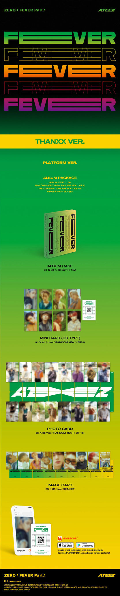 [PRE-ORDER] ATEEZ - Zero: Fever Part.1 (Platform Ver)