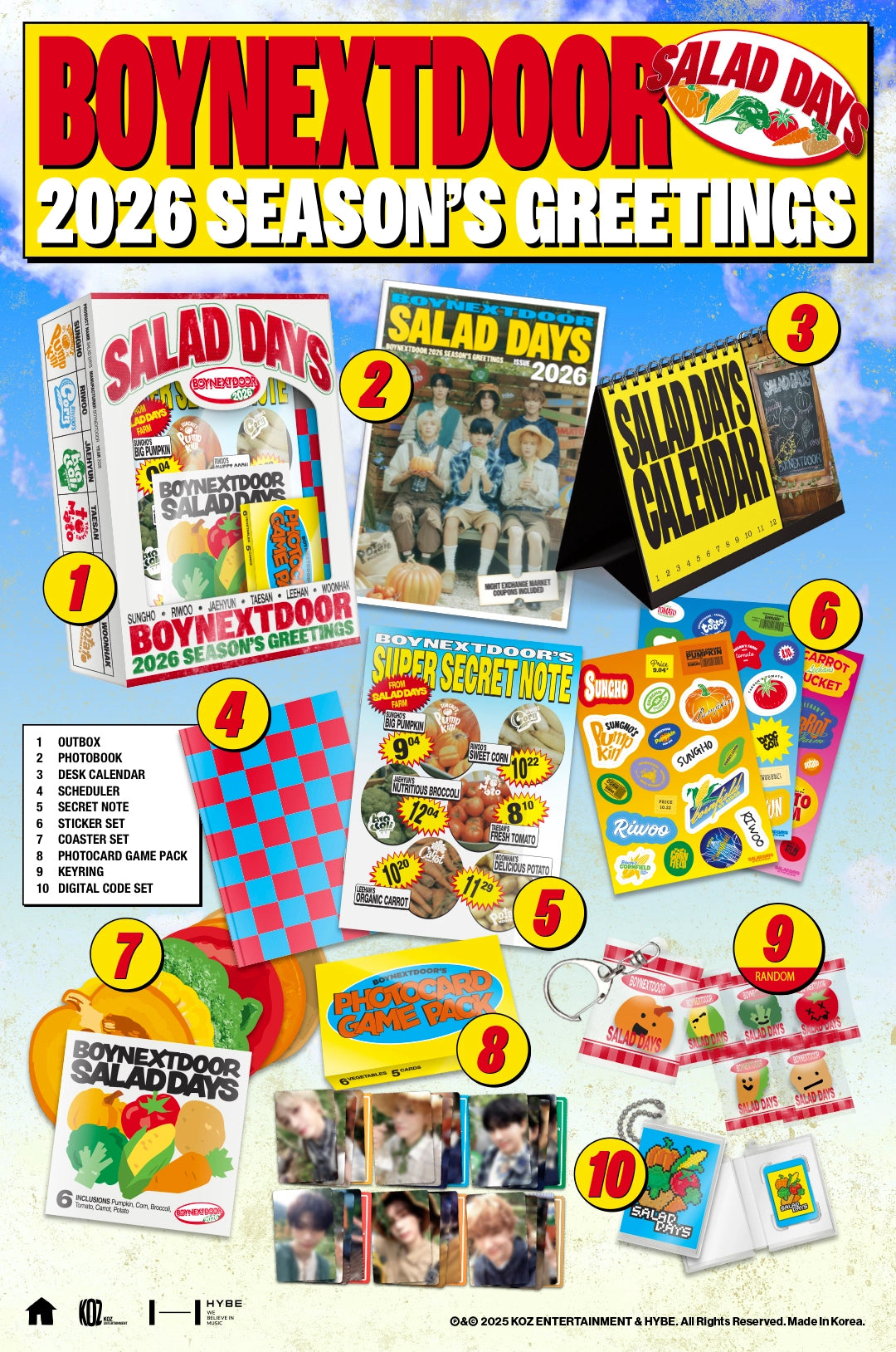 [PRE-ORDER] BOYNEXTDOOR - 2026 SEASONS GREETINGS