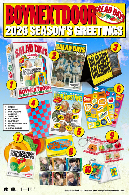 [PRE-ORDER] BOYNEXTDOOR - 2026 SEASONS GREETINGS