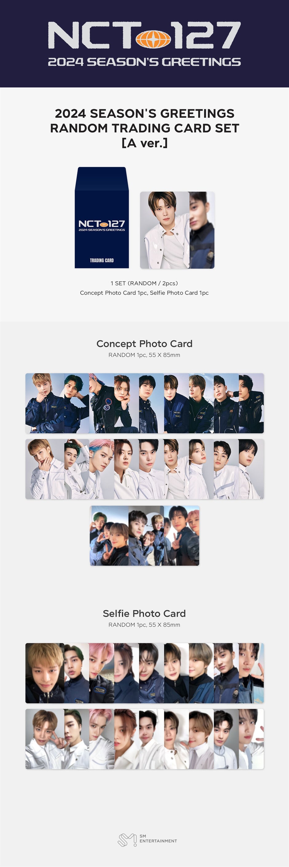 NCT 127 - 2024 Season's Greetings Trading Cards