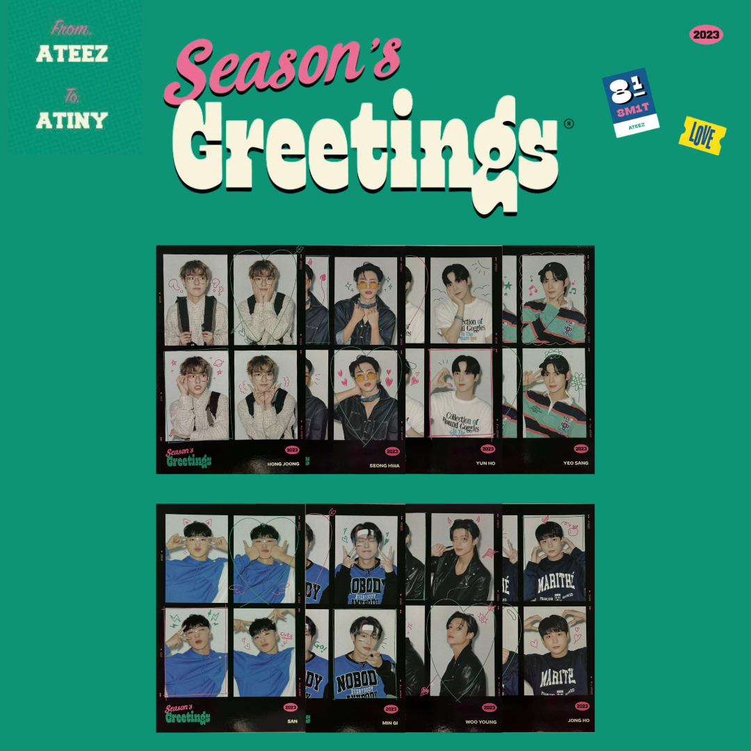 ATEEZ - 2023 SEASON'S GREETINGS 4-Cut Photo