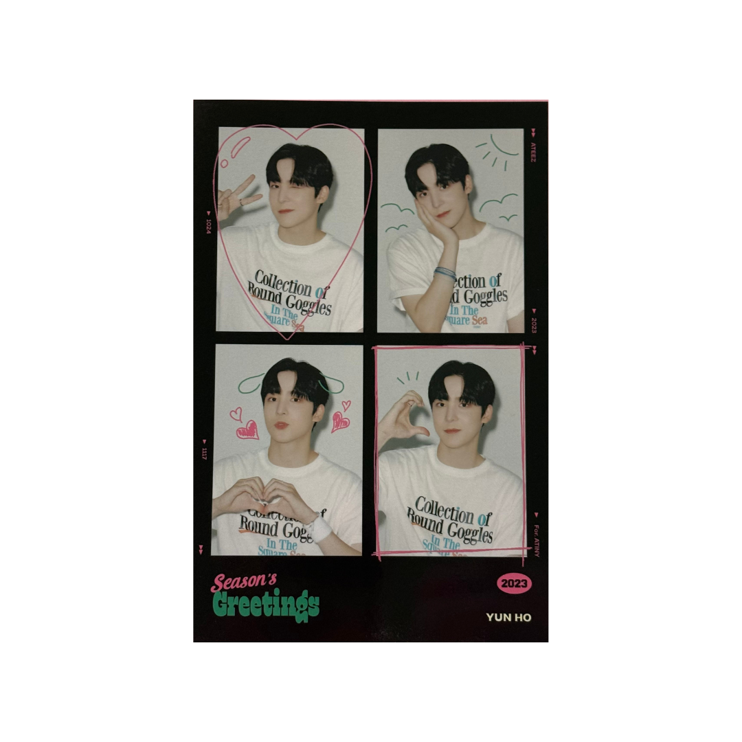 ATEEZ - 2023 SEASON'S GREETINGS 4-Cut Photo