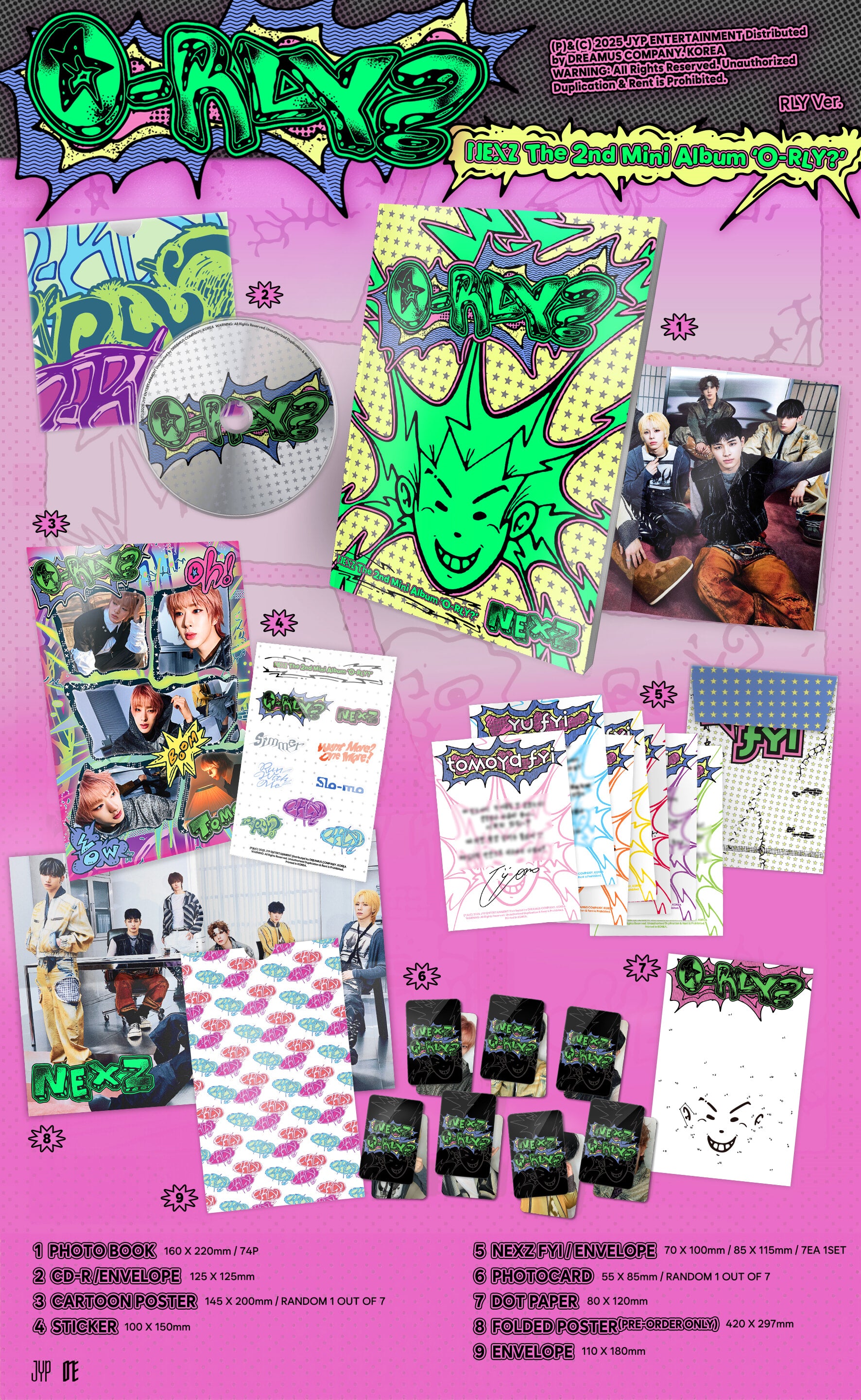 NEXZ - O-RLY? (Photobook Ver.) [Makestar Lucky Draw