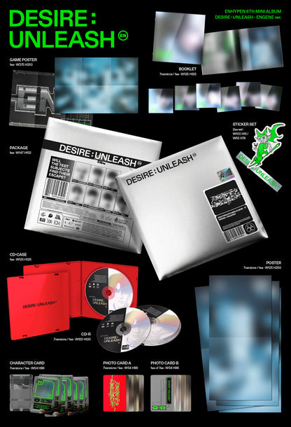 [PRE-ORDER] ENHYPEN - DESIRE : UNLEASH (ENGENE Ver.)