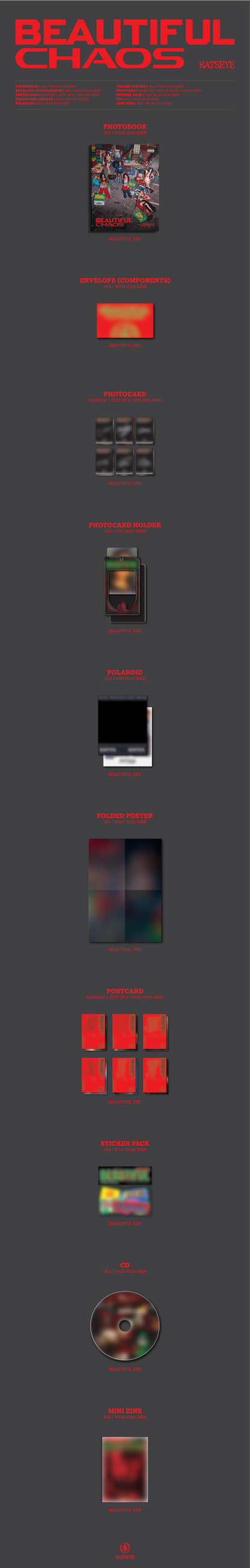 [PRE-ORDER] KATSEYE - BEAUTIFUL CHAOS (Photobook Ver.)