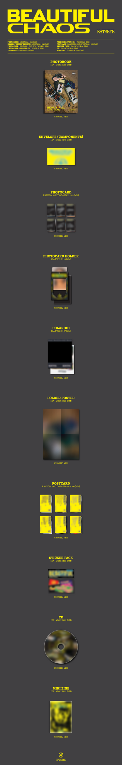 [PRE-ORDER] KATSEYE - BEAUTIFUL CHAOS (Photobook Ver.)
