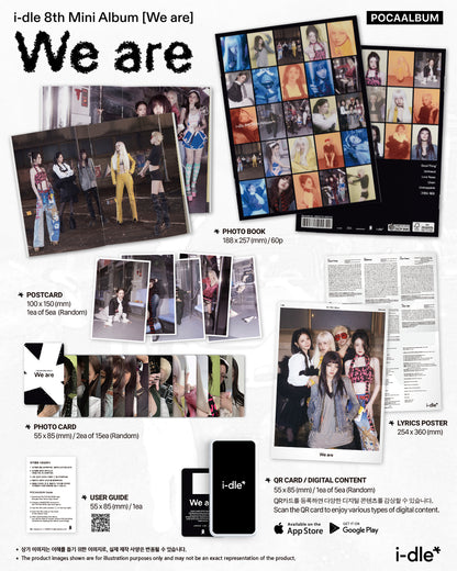 I-DLE - We Are [Makestar Lucky Draw Exclusive Photocard]