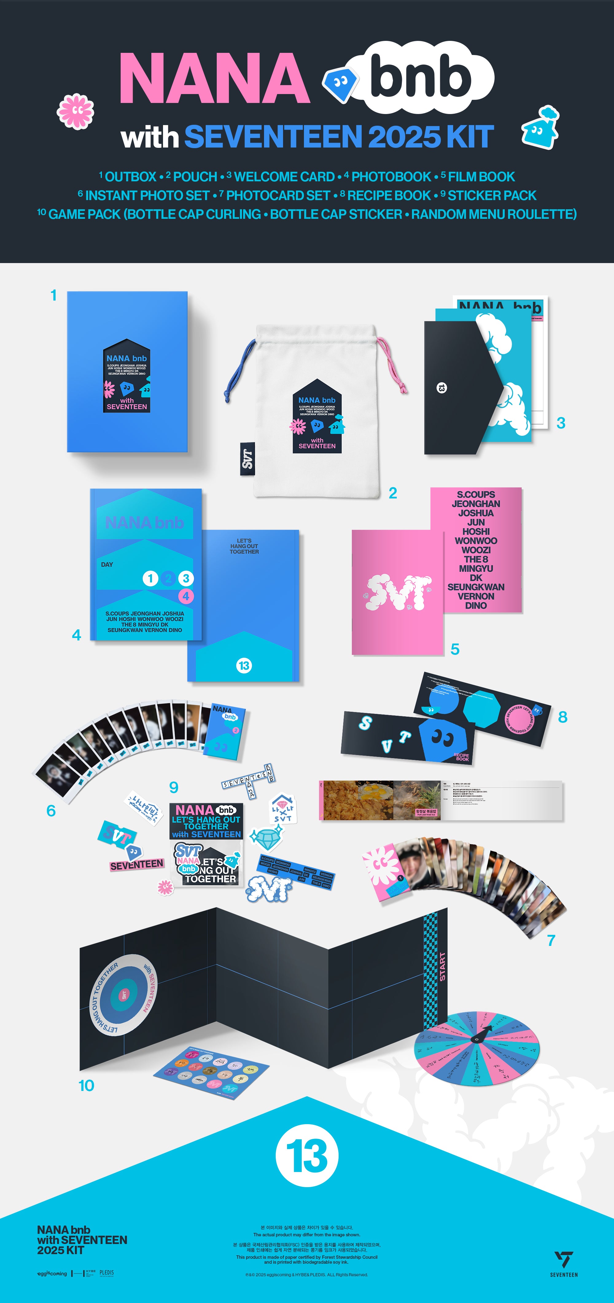 SEVENTEEN - 『NANA bnb with SEVENTEEN 2025 KIT』新品未開封品 SEVENTEEN - NANA bnb with SEVENTEEN 2025 KIT – K Stars