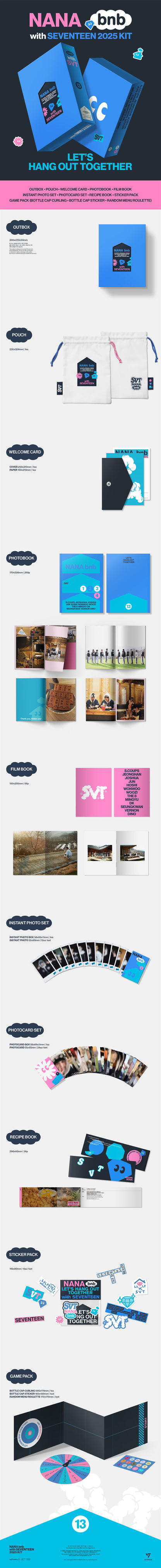 SEVENTEEN - NANA bnb with SEVENTEEN 2025 KIT