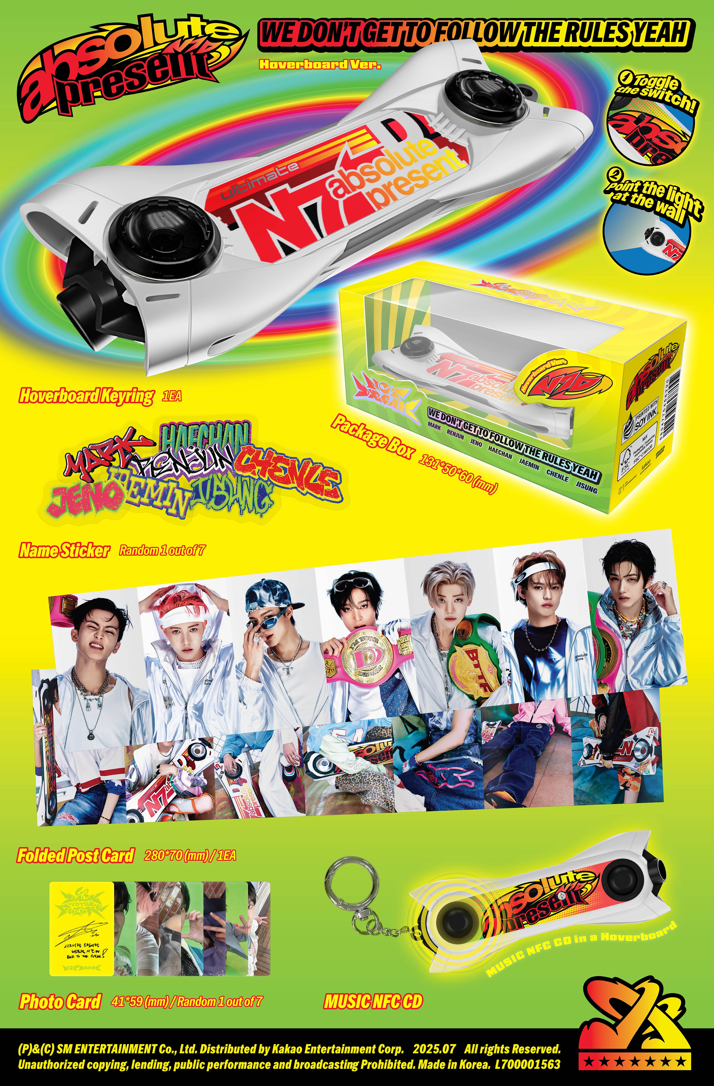 NCTDREAM hoverbord ver. ホバーボードver. NCT DREAM - [GO BACK TO THE FUTURE] (HOVERBOARD VER.)
