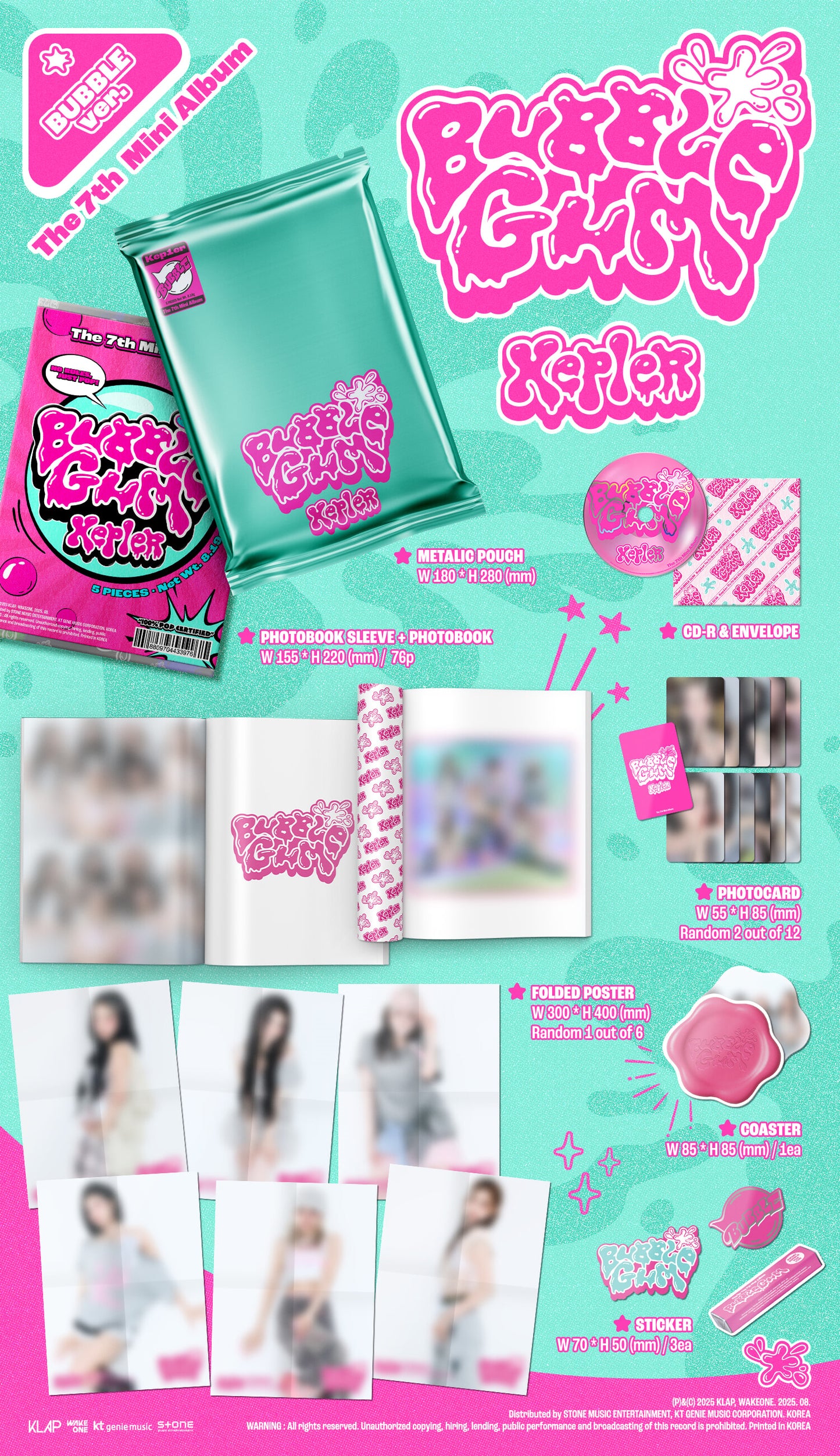 Kep1er - BUBBLE GUM (Photobook Ver)