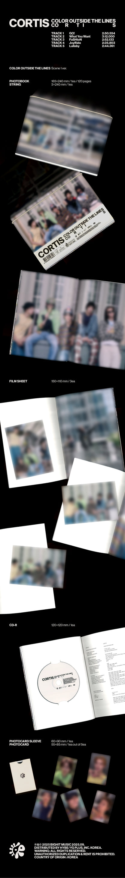 CORTIS - COLOR OUTSIDE THE LINES (Photobook Ver.)