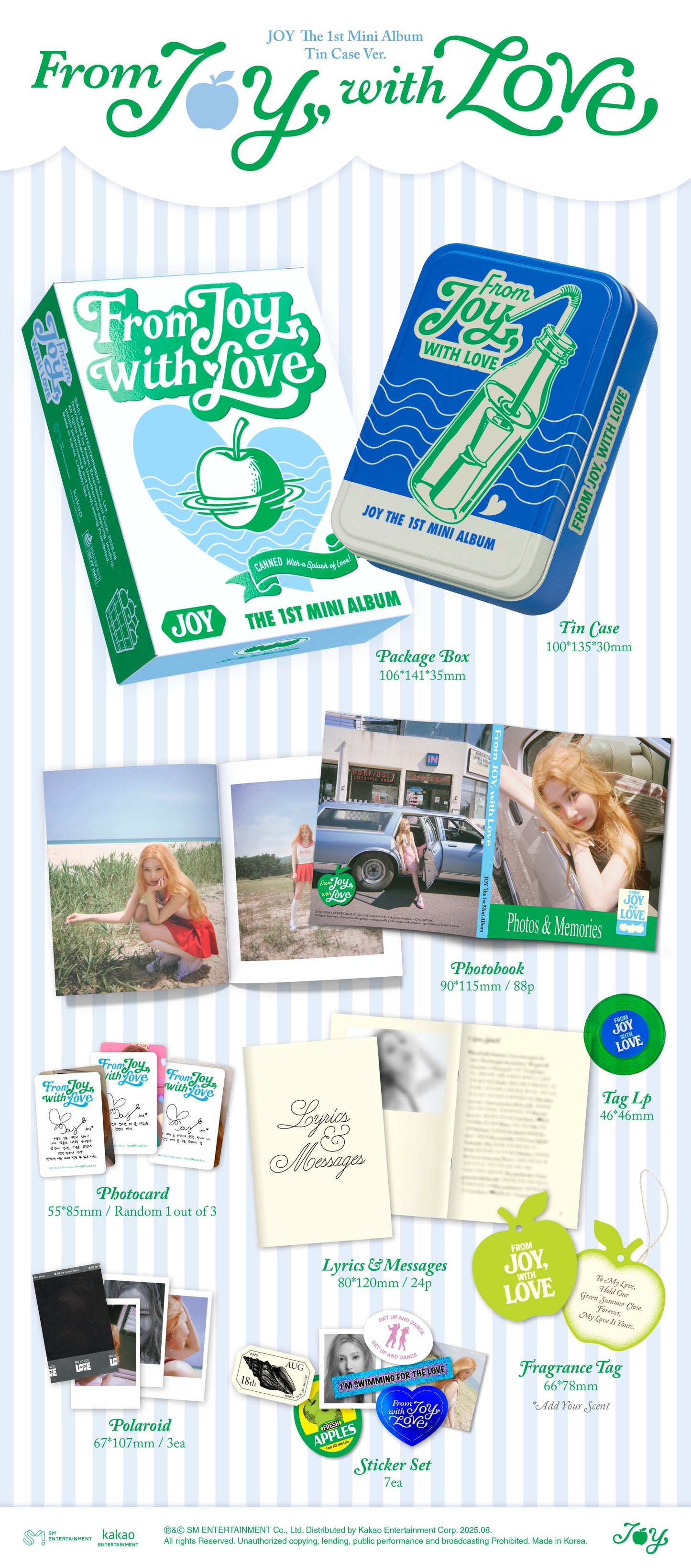 [PRE-ORDER] JOY - From JOY, with Love (Tin Case Ver.)