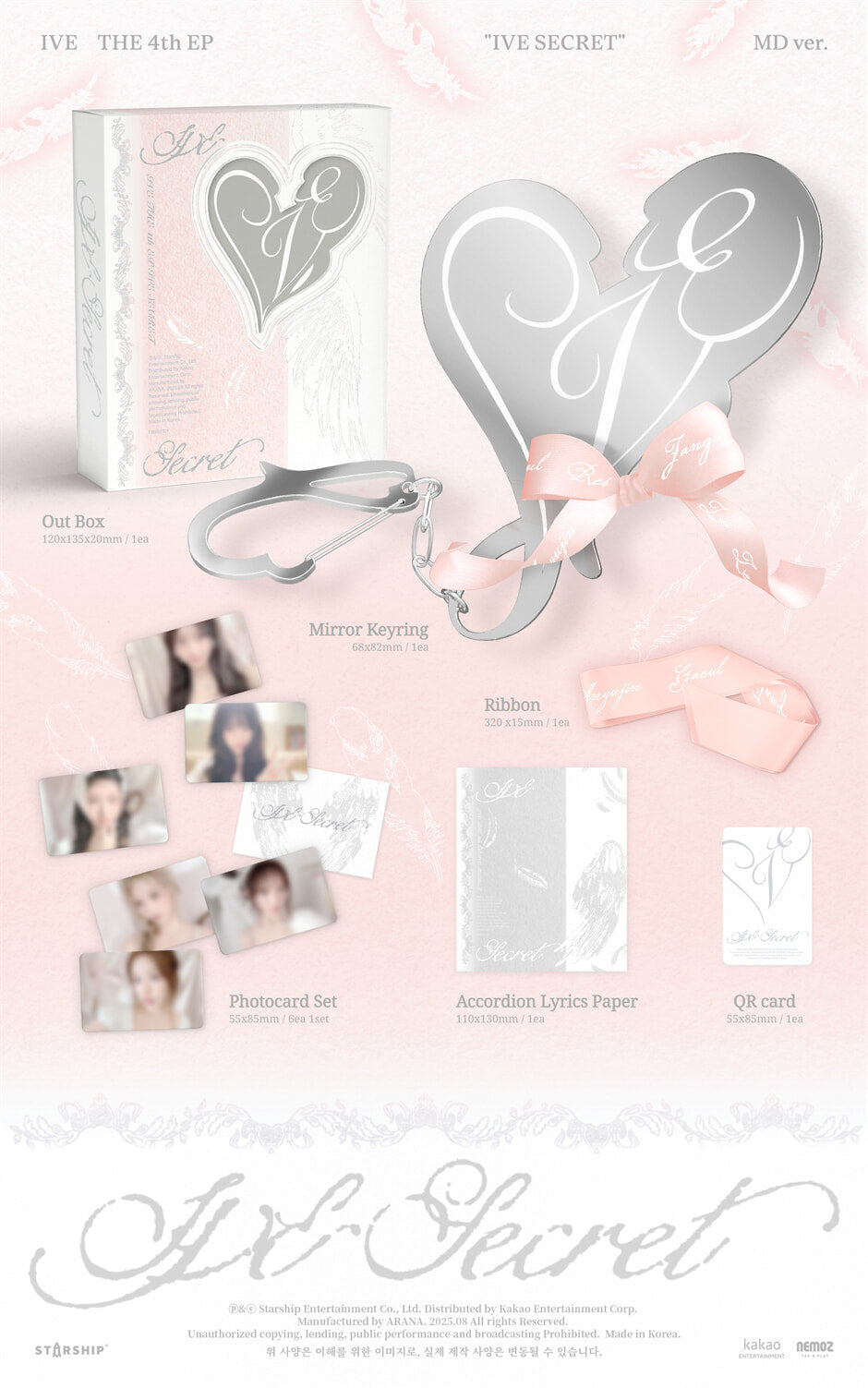 [PRE-ORDER] IVE - IVE SECRET (Limited Ver./MD Ver.)