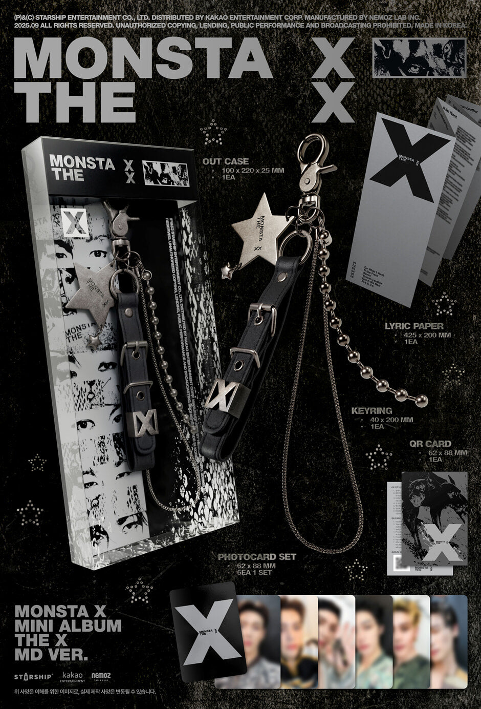[PRE-ORDER] MONSTA X - THE X (MD Ver./Limited Edition)