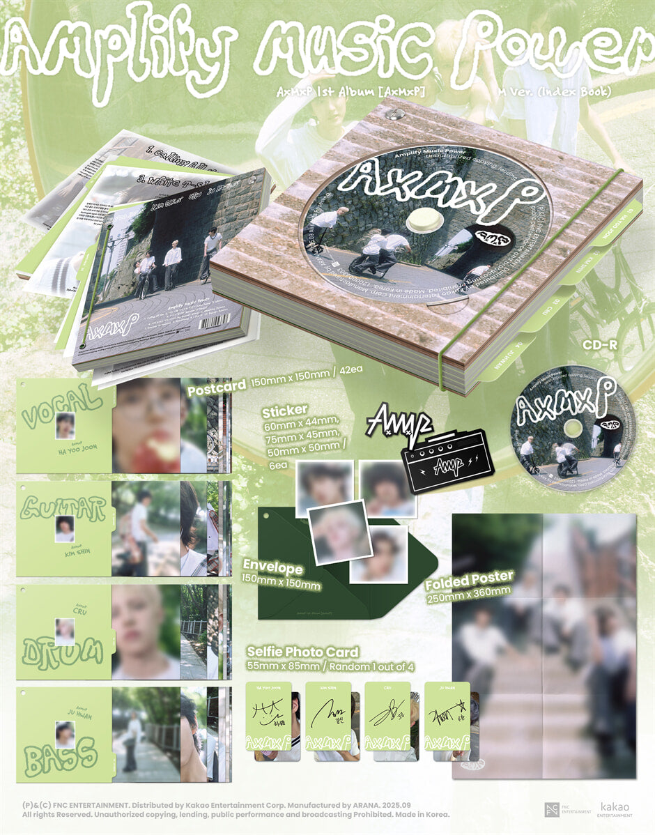 [PRE-ORDER] AxMxP - AxMxP (M Ver. / Index Book Ver.)