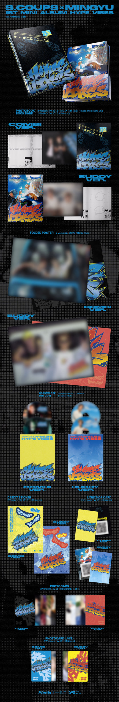 [PRE-ORDER] S.COUPS X MINGYU (SEVENTEEN) - HYPE VIBES (Photobook Ver.)