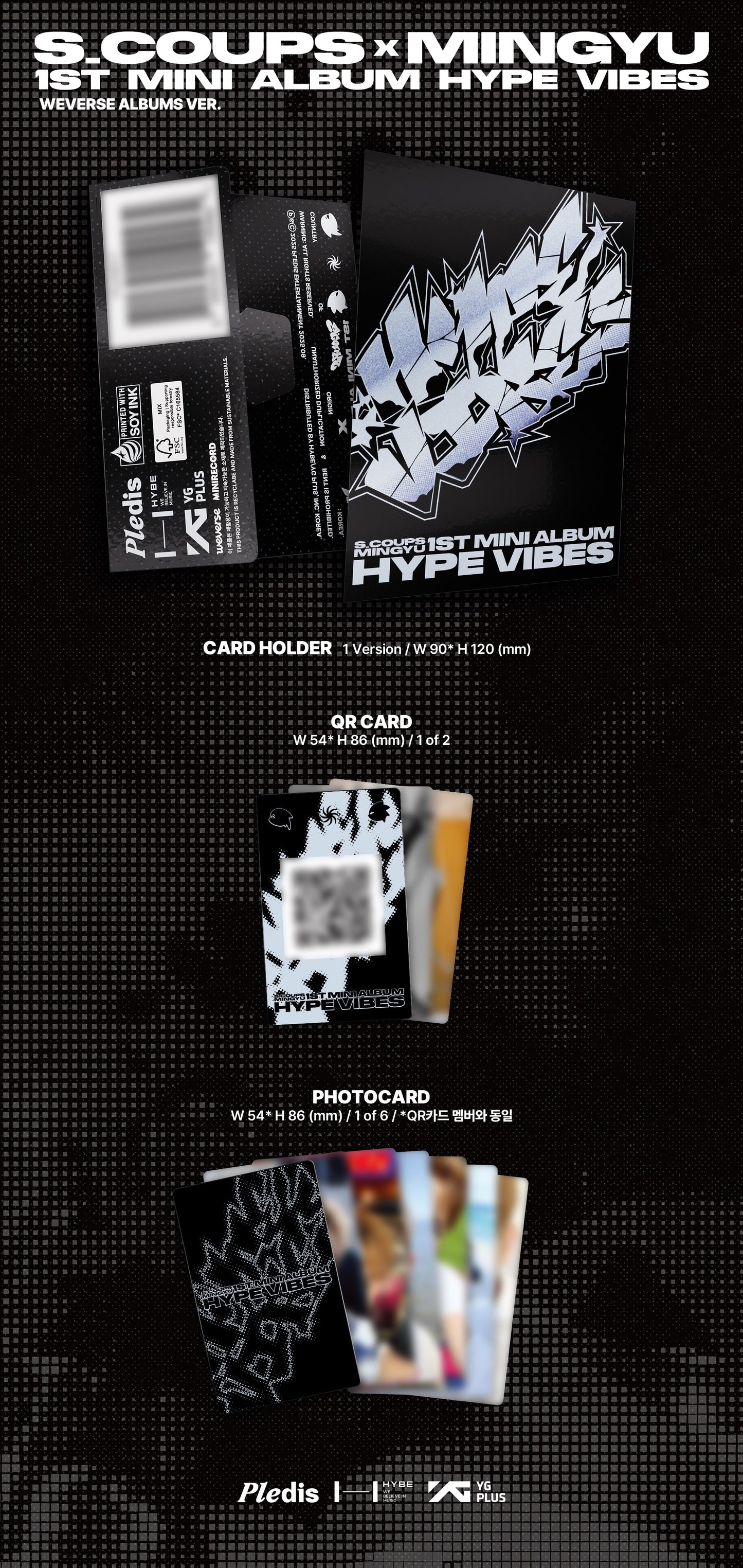 [PRE-ORDER] S.COUPS X MINGYU (SEVENTEEN) - HYPE VIBES (Weverse Album Ver.)