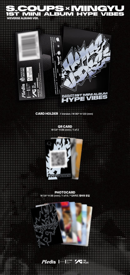 [PRE-ORDER] S.COUPS X MINGYU (SEVENTEEN) - HYPE VIBES (Weverse Album Ver.)