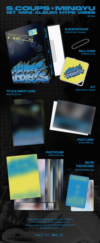 [PRE-ORDER] S.COUPS X MINGYU (SEVENTEEN) - HYPE VIBES (KiT Ver.)